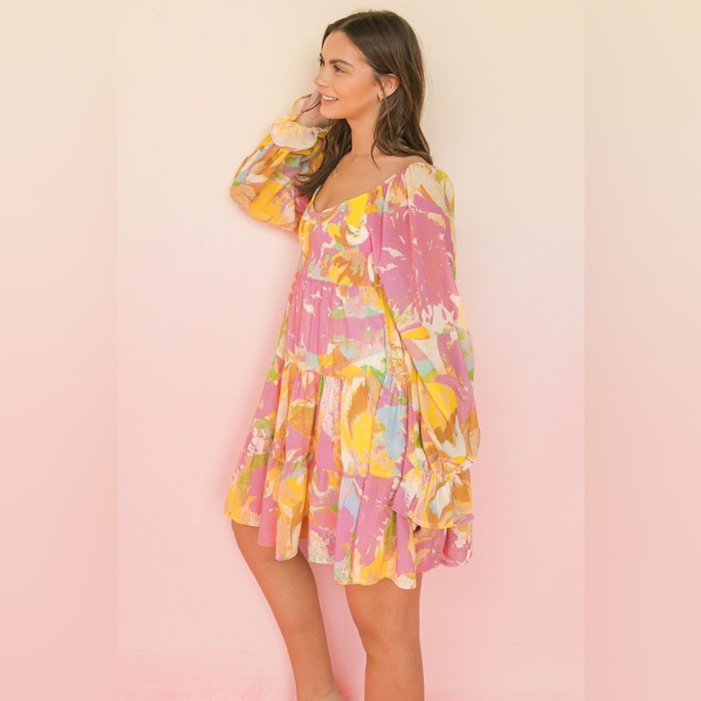 BOHME floral dress | size L - Picture 6 of 6